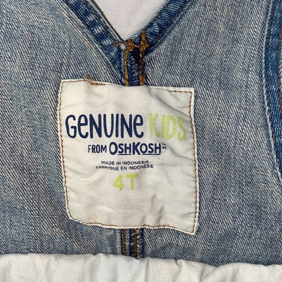 OshKosh 90s Jean Overalls Kids 4T - Picture 8 of 10
